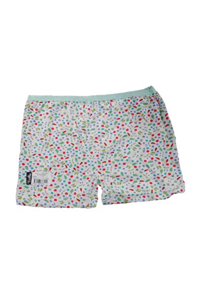 Tutku 6 Adet Kız Çocuk Empirme Desenli Boxer Karışık Desen
