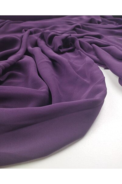 Kumaş Parça Σιφόν σε σκούρο μωβ Πλάτος: 140