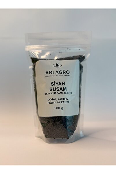 ARI AGRO Siyah Susam 500 g – Doğal & Katkısız, Premium Kalite