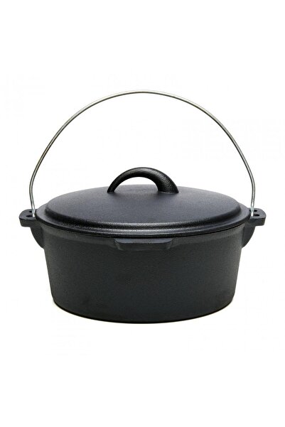 Cooking by Heinner PURE CAST IRON KETTLE + LID, 25 x 10 cm, 3.5 L