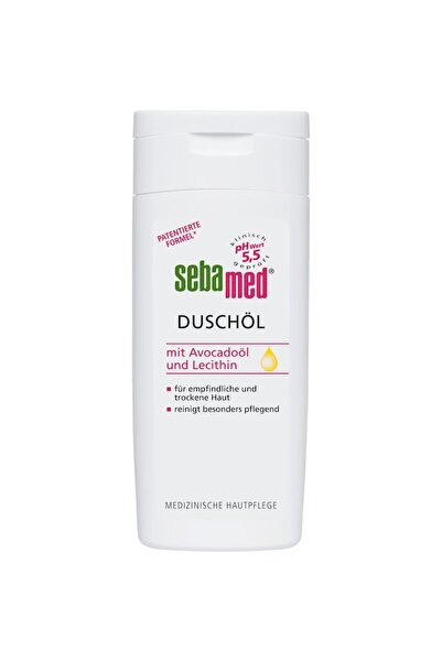 Sebamed Cleansing Oil, Duschol, for Dry and Sensitive Skin with Avocado Oil, 200ml