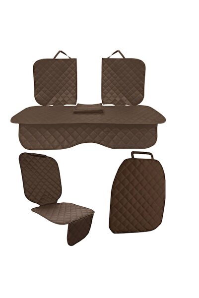 Metru Patrat Set 3 huse auto de protecție, matlasate, universale, maro, lavab...