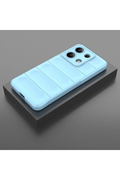 SKYDDAR INNOVATION Θήκη για Xiaomi Redmi Note 13 4G, Magic Shield, από Silicon Mat, σετ αυτοκόλλητων, Μπλε