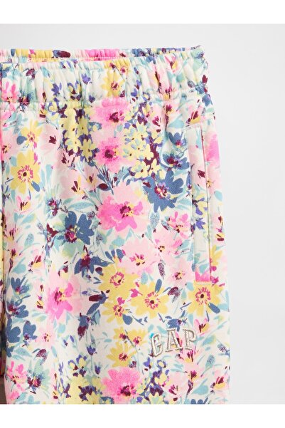 GAP Kız Çocuk Pembe Vintage Soft Relaxed Eşofman Altı