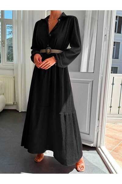 Cockatoo Women's Straw Belted Bürümcük Dress