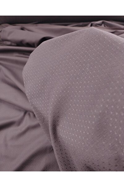 Kumaş Parça قماش قطني منسوج بلون رمادي أرجواني، عرض: 150