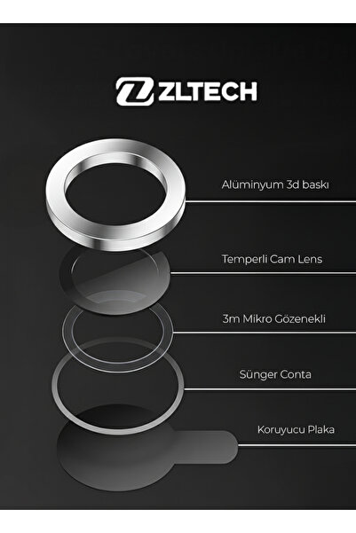 ZLTECH iPhone 15/15Plus Compatible Camera Lens Protector