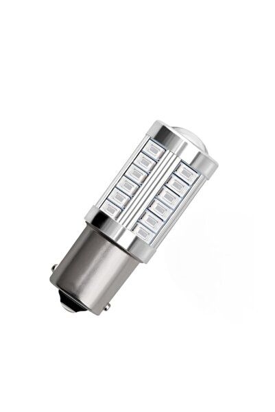 digital-play Bec LED pentru auto P21W, modul Canbus BA15S, 33 LED-uri, lumină albă pură 6000K