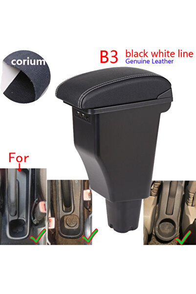 choice2 B3 White line Corium For Kia Morning Armrest box For Kia anto Car Arm...