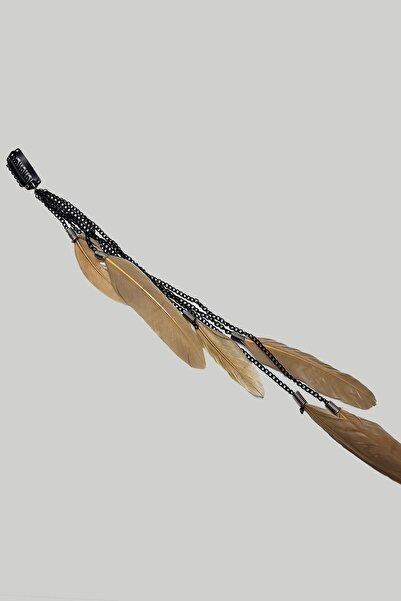 New Obsessions Lanț de păr cu pene Snur de păr Rasta