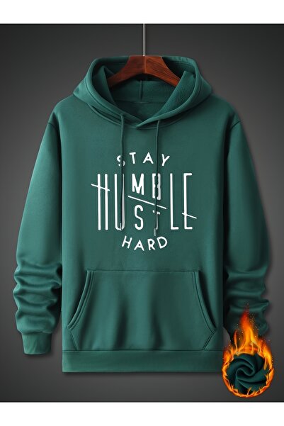 trendypassion Unisex Low-Rise Stay Printed Oversize Φούτερ