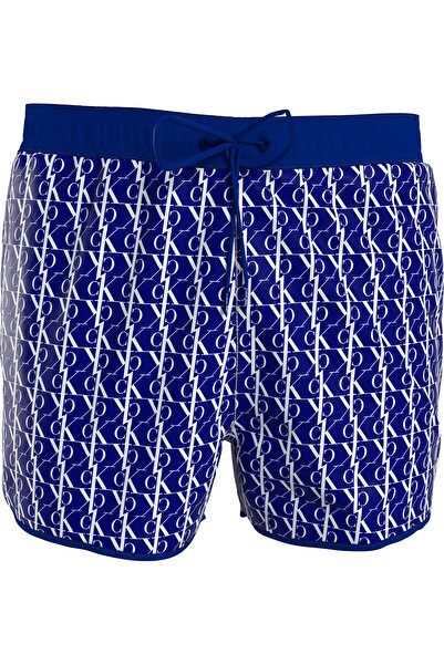 Calvin Klein SHORT DRAWSTRING-PRI Erkek Mavi Deniz Şortu