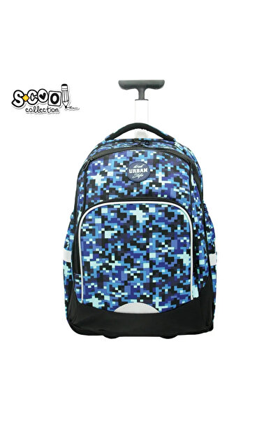 D-Toys Ghiozdan trolley Urban, PIXELS, 46x34x20 cm – S-COOL