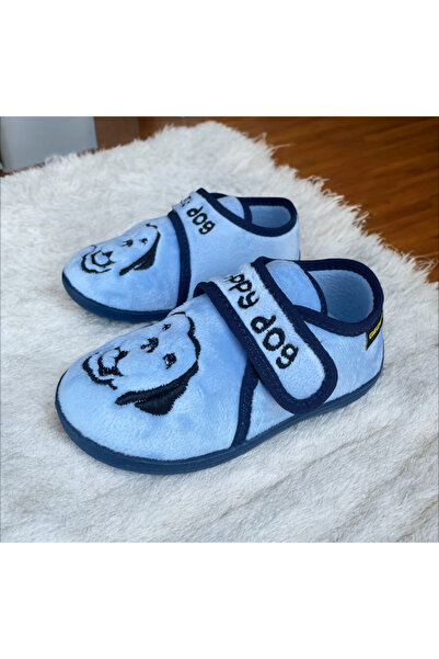 GEZER Boy's Winter Single Velcro Adjustable Comfortable Sole Home, Garden, School, Nursery Slippers Shoes