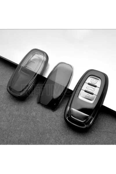 AYCANSTORE Audi Key Remote Case Cover Transparent Dark Clear