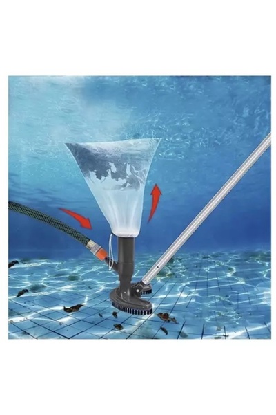 KESNUP Εύχρηστο καθαριστικό δαπέδου πισίνας, γκρι