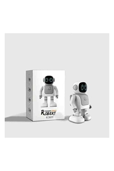Genel Markalar QPrint Dans Robotu Robert RS01 Eğlenceli Öğretici Oyun Arkadaşı Bluetooth Hoparlör