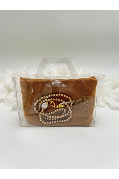 lenagiftworkshop Gold Gift Set with Transparent Bag, Flamel Patterned Cover a...