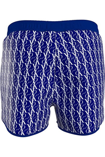 Calvin Klein SHORT DRAWSTRING-PRI Erkek Mavi Deniz Şortu
