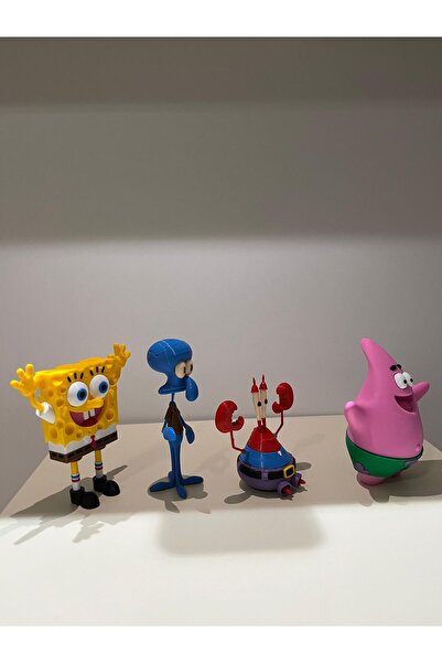 NaseTasarım Sünger Bob, Patrick, Yengeç ve Ahtapot Figürleri