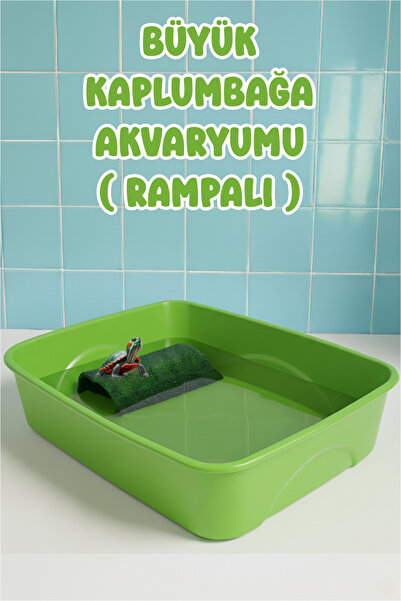 MD×JOA Büyük Kaplumbaga Akvaryumu ( Rampalı ) Kaplumbaga Bahçesi ( Karışık Re...