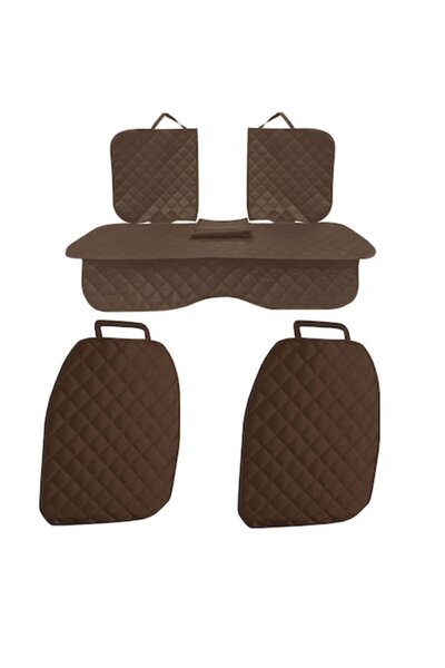 Metru Patrat Set 3 protectii auto, matlasate, universale, maro, lavabile, imp...