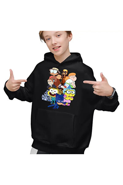 OEM Hanorac Copii Baieti StuGo Tung Sahur Lemingi Bunica Green Maimuta George...