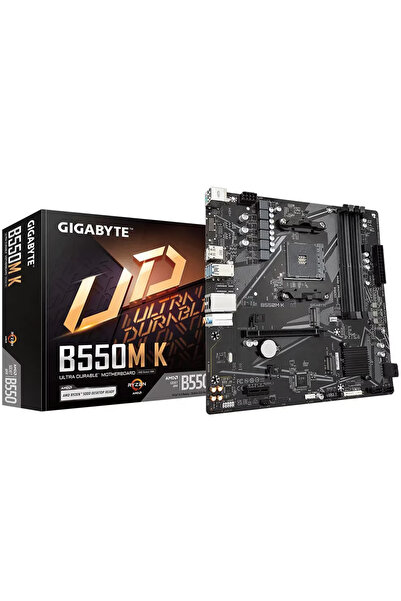 Gigabyte Placă de bază, B550M-K, Socket AM4, mATX
