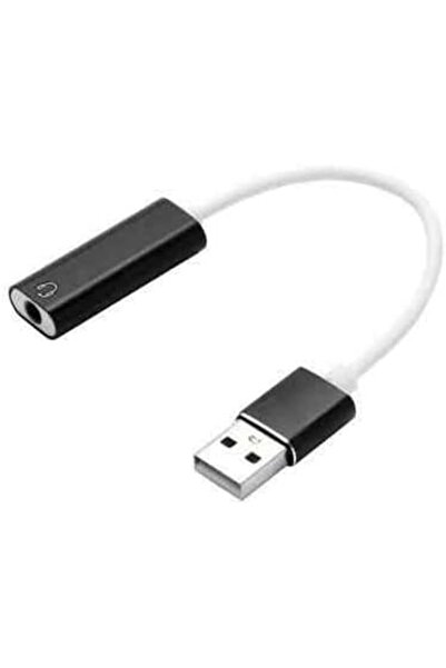 STOREMAX elizzashop USB den Mikrofonlu Kulaklık Çevirici (USB To 3.5 mm Jack) Playstation Uyumlu Bilgisayar S