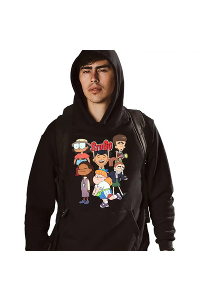 OEM Ανδρικό Φούτερ με Κουκούλα StuGo All Gang of Students Students