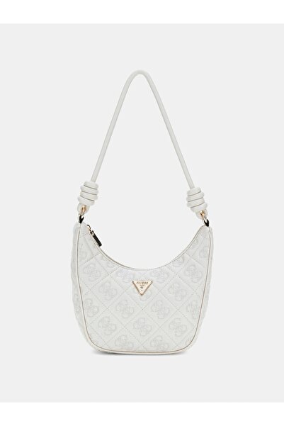 Guess حقيبة يد نسائية بيضاء من أديلاسيا طراز HWQL9658180-OFF