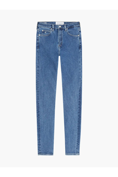 Calvin Klein HIGH RISE SKINNY Kadın Mavi Kot Pantolon