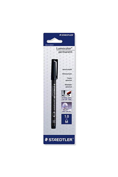 Staedtler Lumocolor Permanent Marker MST317-9BKDA Black – 1.0mm Fine Tip