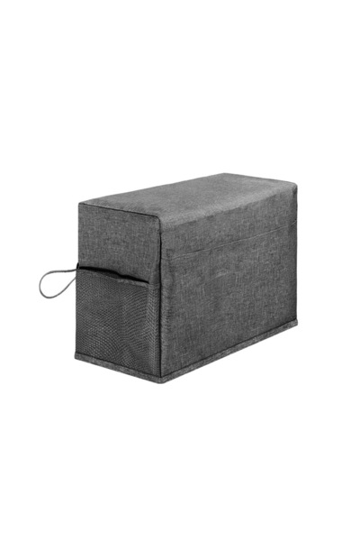 Choice4 gray Universal Sewing Machine Cover with Storage Pocket & Side Handle...