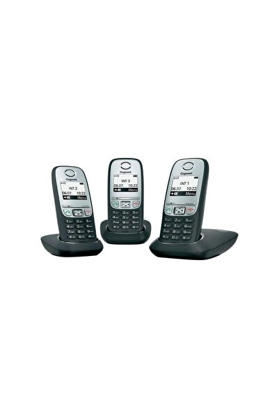 GIGASET A415 Trio Dect Telefon Siyah- Gümüş