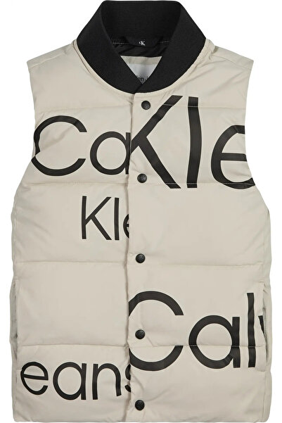 Calvin Klein BOLD INSTITUTIONAL L Erkek Krem Yelek