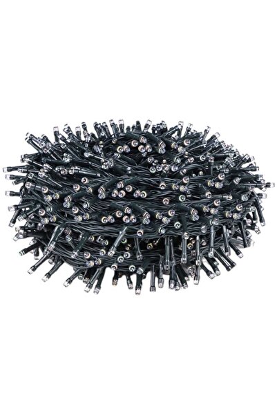 SDX Market Instalație de Crăciun tip liniar cu fir negru, 20m, 300LED-uri, al...