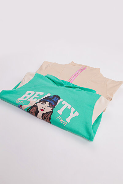 Harika KIDS Комплект от 2 основни суитшърта за момичета