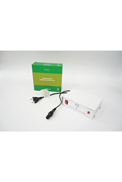 Flippy Sursă de alimentare pentru furtun luminos, rezistă până la 100 m, rabatabilă, 8 jocuri luminoase, negru