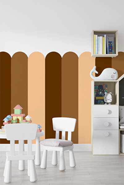 SDİGİTAL Çit Görünümlü Renkli Duvar Panel Sticker - 60x90 & 60x120 cm - Çocuk...