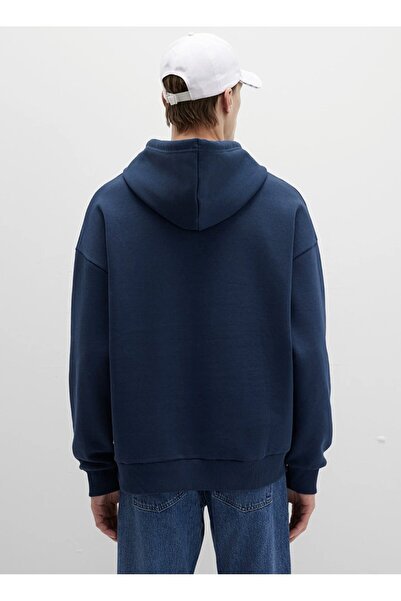 Mavi BASKILI SWEATSHIRT Gece Lacivert Stok Kodu M067149-29743