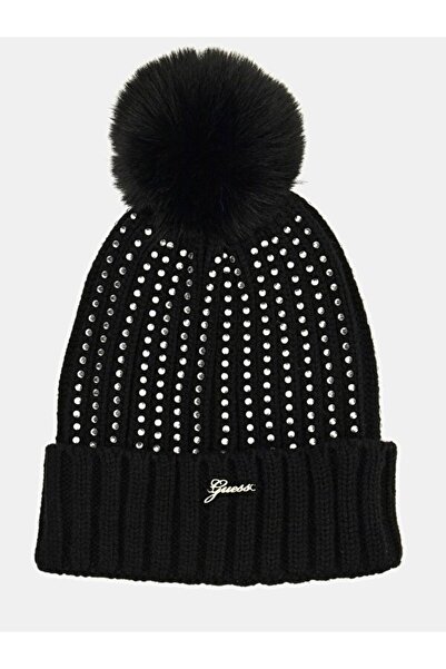 Guess Плетена шапка за момичета Stitch