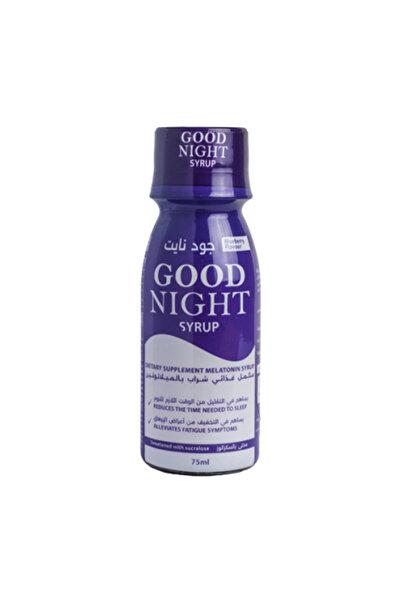GOOD NİGHT Good Sleep Syrup, Dietary Supplement, Melatonin Syrup 75 ml