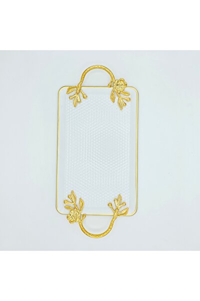 Lavin White Metal Engraved Rectangular Presentation Tray