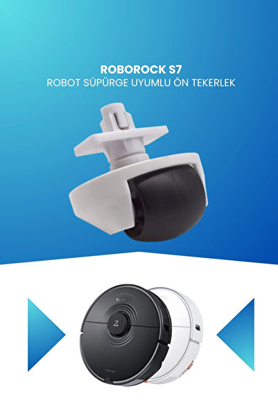 ELECTROLL Roată din față compatibilă cu aspiratorul robot Roborock S7