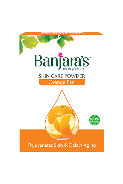Banjara's بودرة قشر البرتقال الطبيعية للعناية بالبشرة - يجدد البشرة ويؤخر الش...
