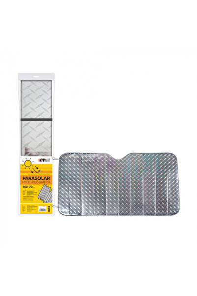 VivAuto Folie holografică reflectorizantă pentru parasolar 140x70 cm