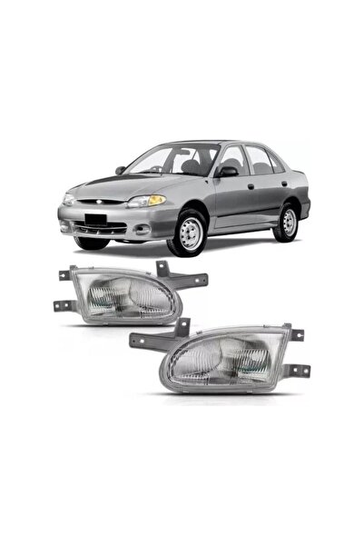 Genel Markalar Hyundai Accent Yumurta Kasa Sağ Sol Ön Far Takımı 1998--2000