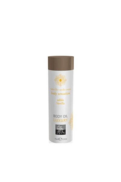 Shiatsu Ulei de masaj comestibil Body Luxury, parfum de vanilie, 75 ml