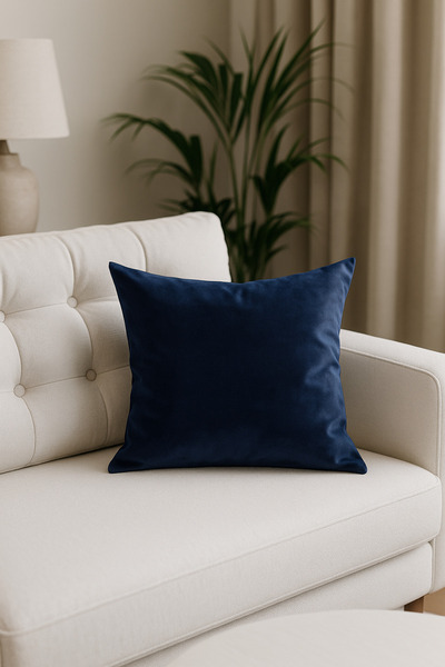 minial Silk Throw Pillow Cover (45X45)